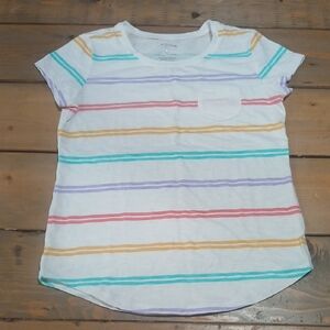 Arizona Jean Company Multicolor Striped Tee